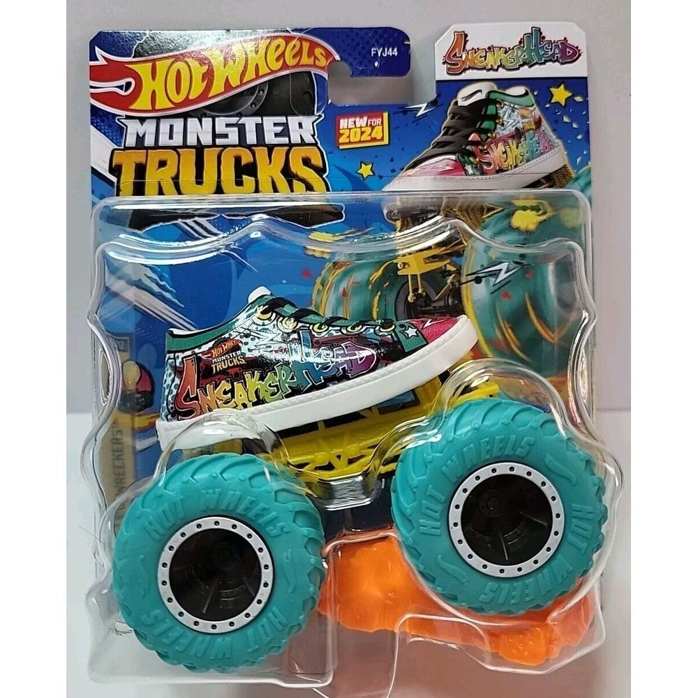 Hot Wheels Monster Trucks SNEAKERHEAD 1:64 Freestyle‎ Wreckers 2024 Sneaker Head